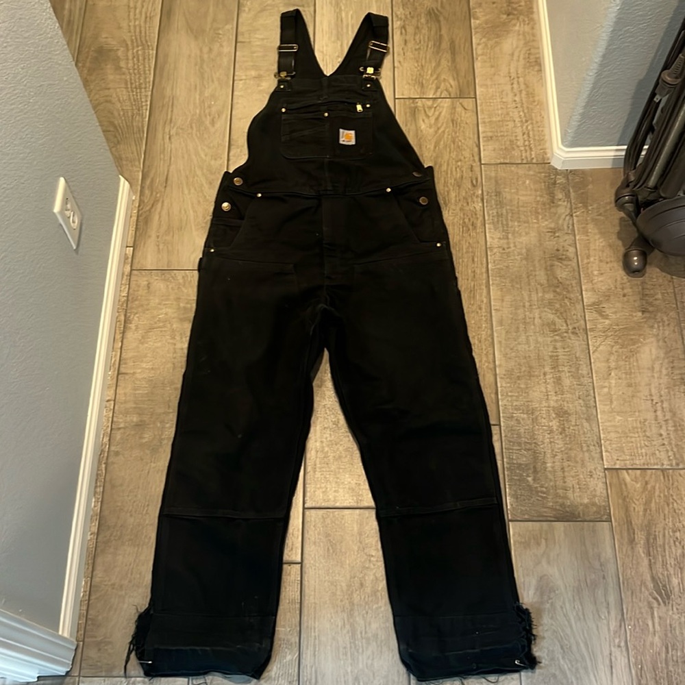 Carhartt duck bill overalls